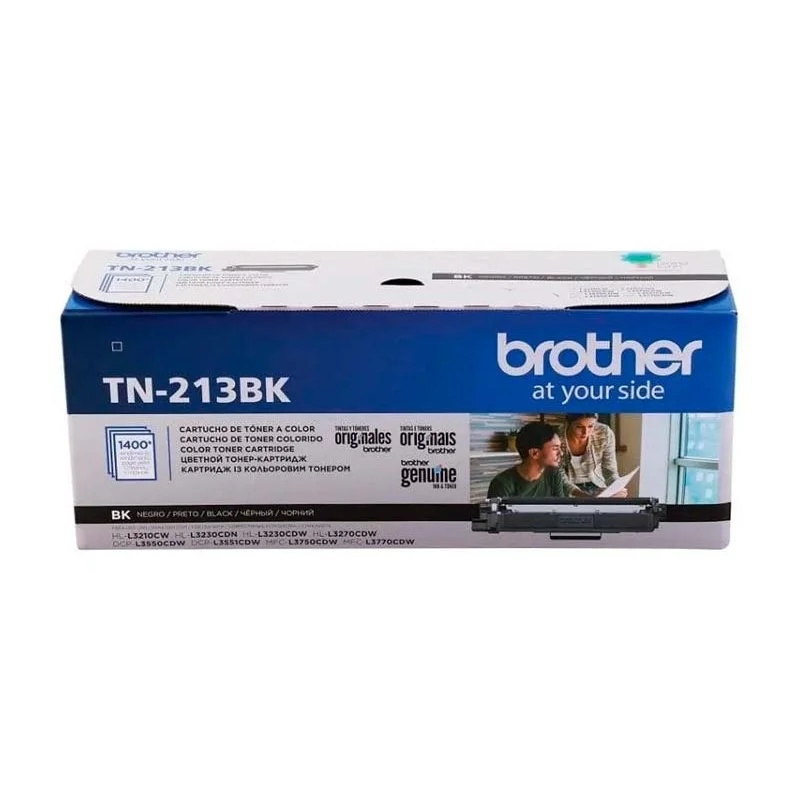 TONER BROTHER TN-213BK BLACK 1400PG. P/ HL3270 /L5551 / L3750