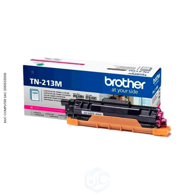 TONER BROTHER TN213M MAGENTA 1300 PAGINAS IMPRESORA MFC- L3750CDW  / HL3270 /L3551 / L3750