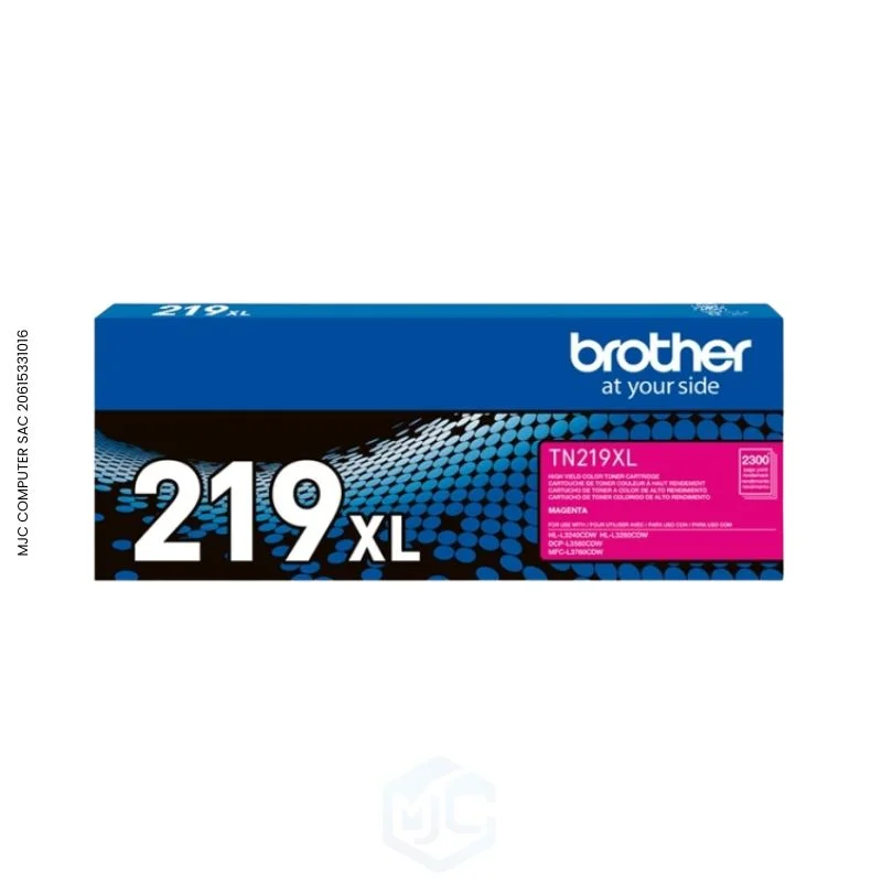 TONER BROTHER TN-219XL MAGENTA P/L3560/ L3760/ L3280 2300 PAGINAS