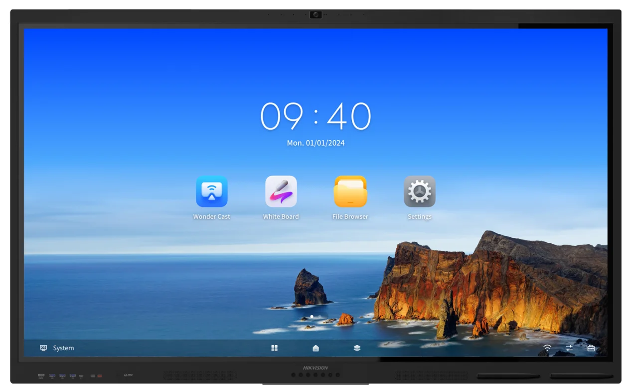 PANTALLA INTERACTIVA HIKVISION DS-D5B75RB/EL 75" 4K ANDROID 13 8GB (321000678)