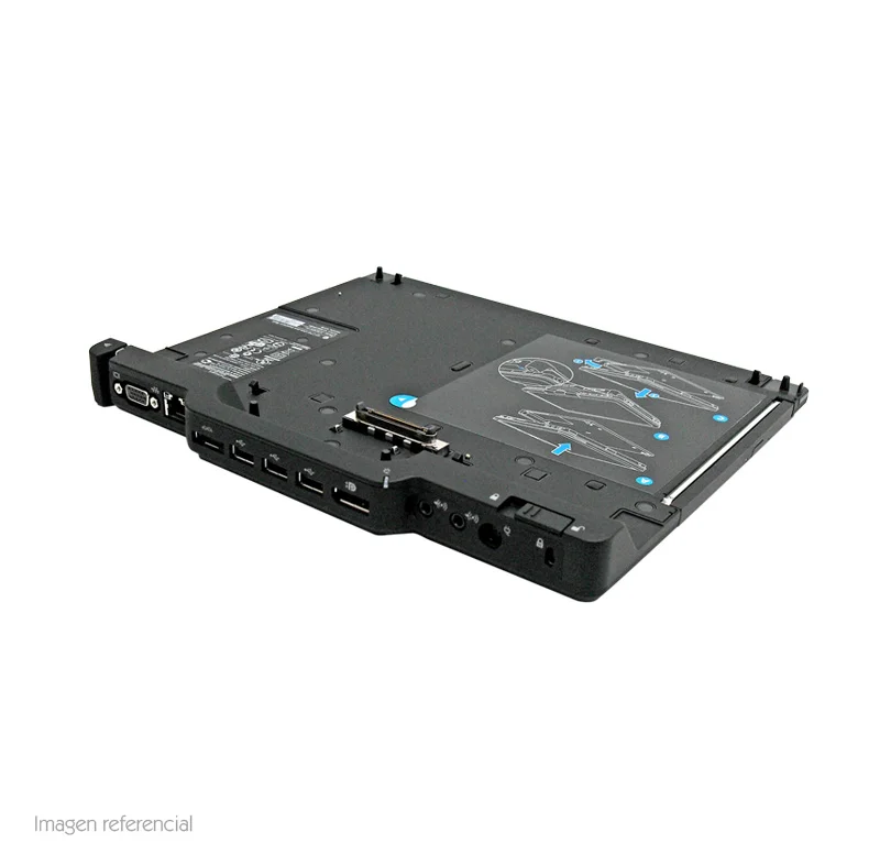 Base de Expansión HP 2740 Ultra-slim, USB / eSATA / VGA / LAN / DP / DVD / Audio.