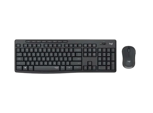 TECLADO LOGITECH + MOUSE MK295 WIRELESS USB BLACK (920-009792)-P