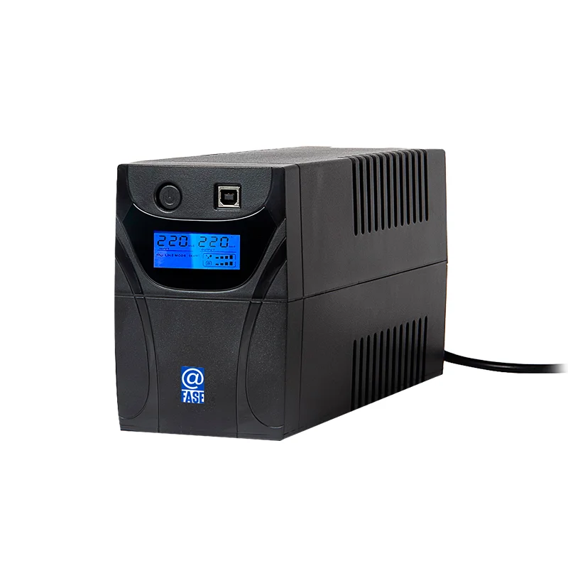 UPS Interactivo Elise Fase, AUR-650-LCD-USB, 650VA / 360W, Puerto inteligente USB-HID