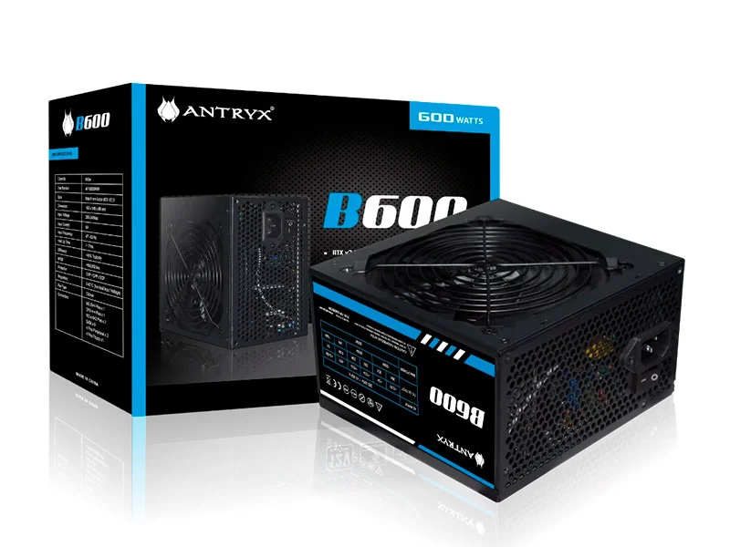 FUENTE DE PODER ANTRYX B600W ATX 2.3 BOX (AP-B600RBV)
