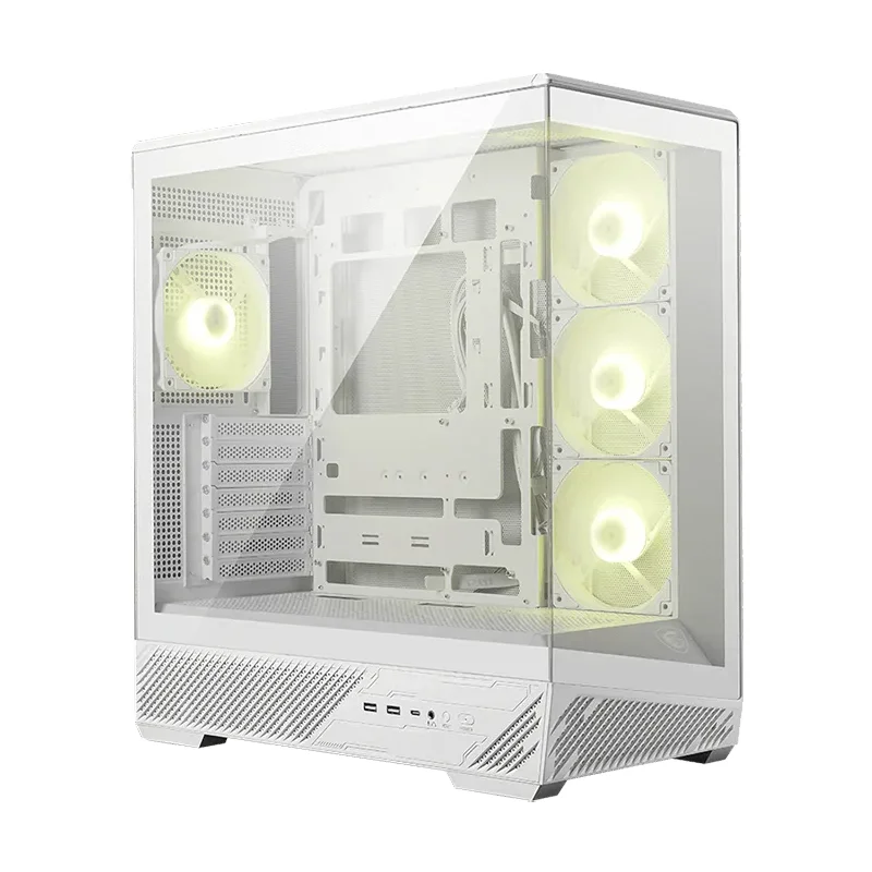 Case MSI MAG PANO 130R PZ/WHITE, Factor forma: Mid-Tower, Soporta: Mini-ITX/Micro-ATX/ATX
