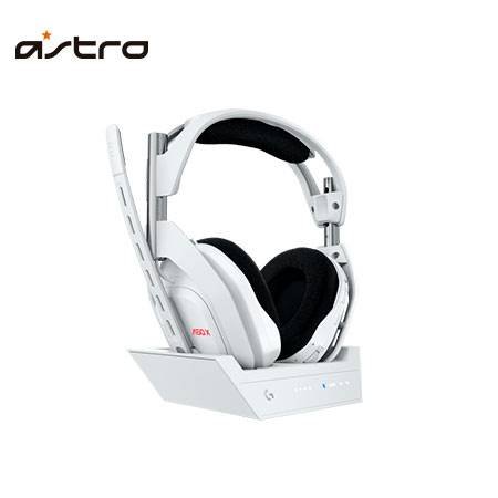 AUDIFONO CON MICROFONO LOGITECH G ASTRO A50 X LIGHTSPEED/BT/PS5/PC/XBOX + BASE WHITE (939-002132)