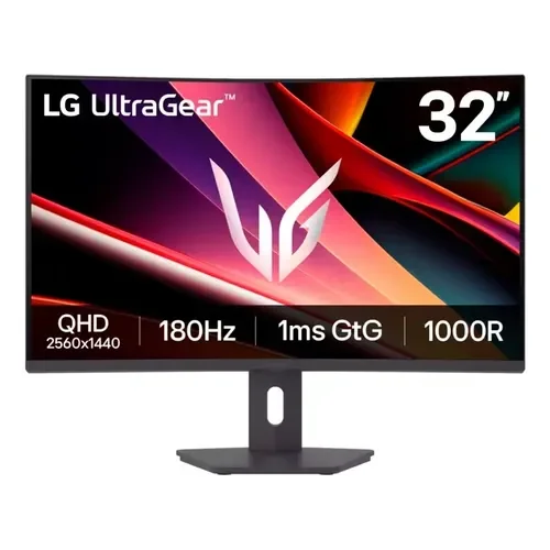 MONITOR 32 LG Gaming UltraGear 32G600A-B 2K QHD 180HZ 1MS, CURVO