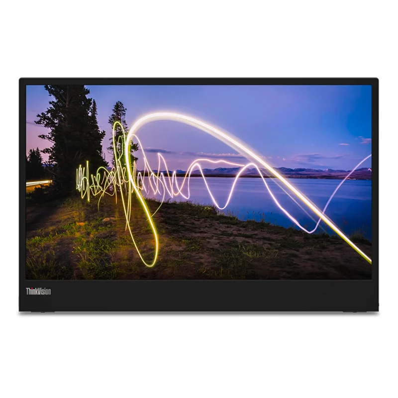 Monitor portátil Lenovo ThinkVision M15 15.6" WLED IPS 1920x1080, 2x USB-C 3.2 G1 (DP 1.2 Alt Mode)