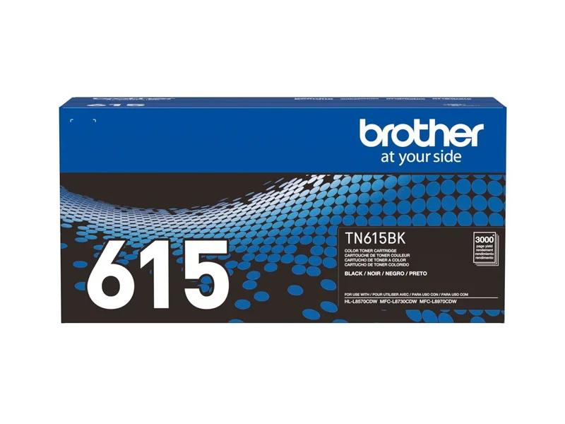 TONER BROTHER TN-615BK BLACK P/ HL-L8570CDW/ MFC-8730CDW/ L8970CDW