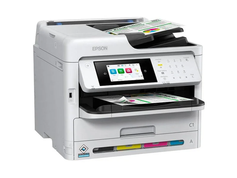 IMPRESORA MULTIFUNCIONAL EPSON WORKFORCE PRO WF C5810 FAX/ LAN/ WIFI/ C11CK24301