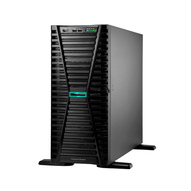 Servidor HPE ProLiant ML110 Gen11 3508U 2.1GHz 8c 1P 1x32GB‑R 4LFF 2x4TB HDD 1x500W PS LA