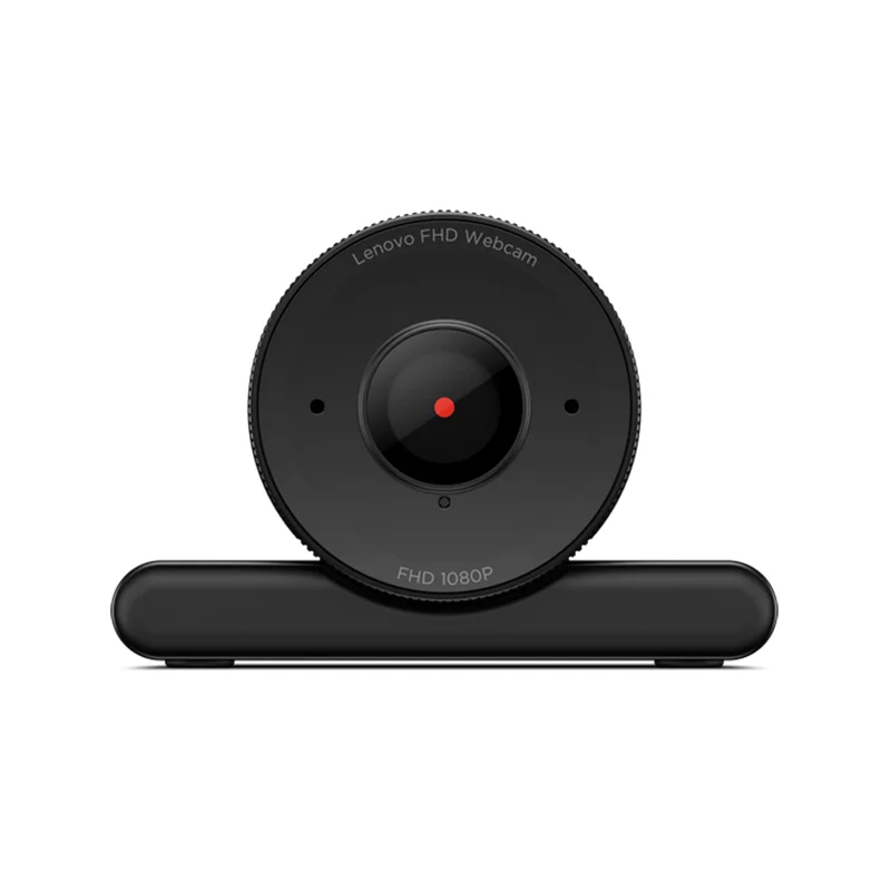 Camara Web Lenovo FHD (1920x1080@30 fps), Interfaz: USB 2.0 Tipo-A, Color negro