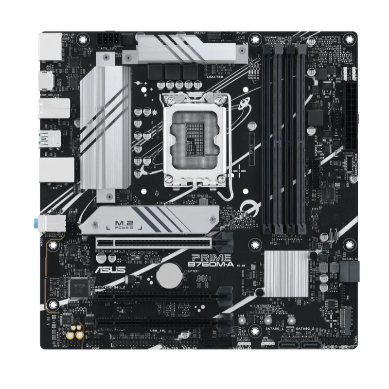 Placa Madre Motherboard ASUS PRIME B760M-A Chipset Intel B760, LGA1700, Micro ATX