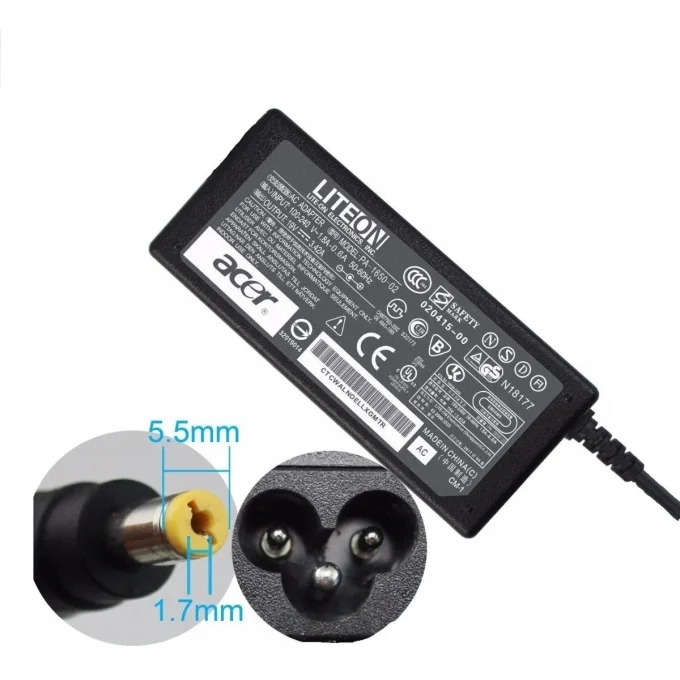 Cargador para Laptop ACER 65W 3.42A (5.5*1.7MM) - Generico
