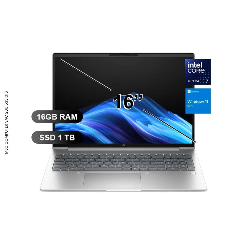 LAPTOP HP PROBOOK 4 G1I ULTRA-7 255U – 16GB – SSD1TB – W11P – 16 – BH8M9LT