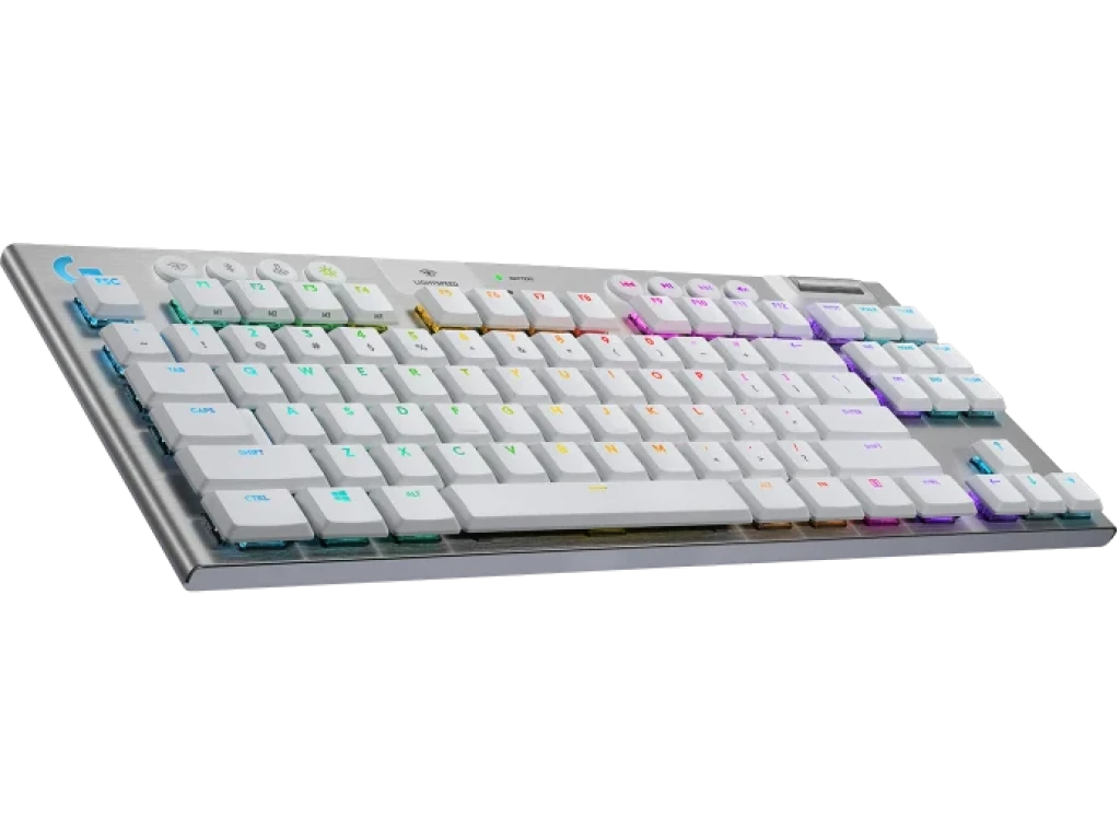 TECLADO LOGITECH G915 X TKL LIGHTSPEED/ BT LIGHTSYNC RGB / KEYCONTROL WHITE (920-012732)