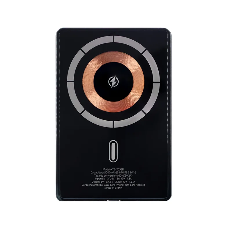 Powerbank TEROS TE-7055D, 5000 mAh, (3,85 V/19.35 Wh)