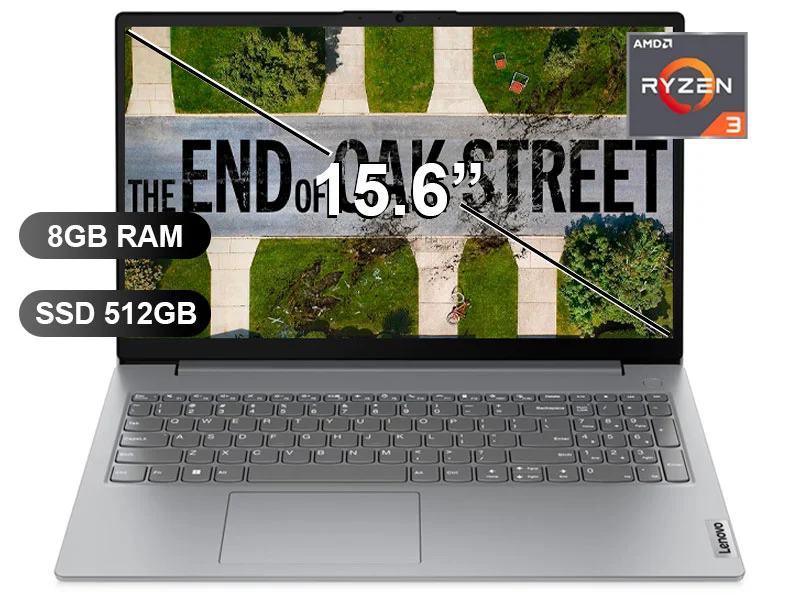 LAPTOP LENOVO V15 G4 AMN RYZEN3 -7320U/ 8GB/ SSD512GB/ 15.6/ FREE/ 82YU017LLM