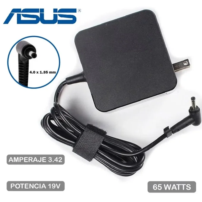 Cargador para Laptop ASUS 65W 3.42A (4.0*1.35MM) - Generico