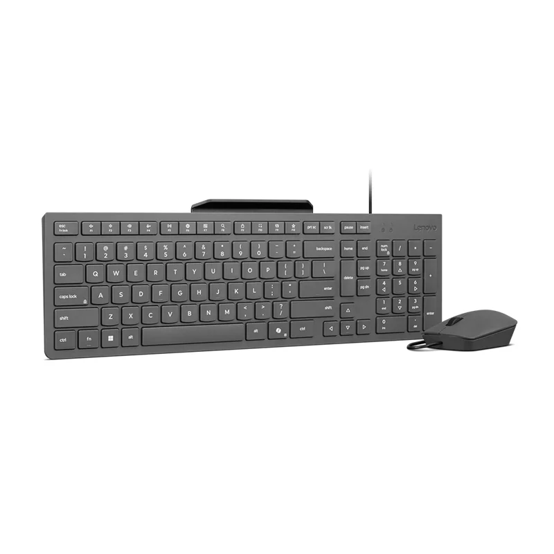 Combo Teclado + Mouse Lenovo 310, Interfaz: USB-A con cable, en Español (LA)