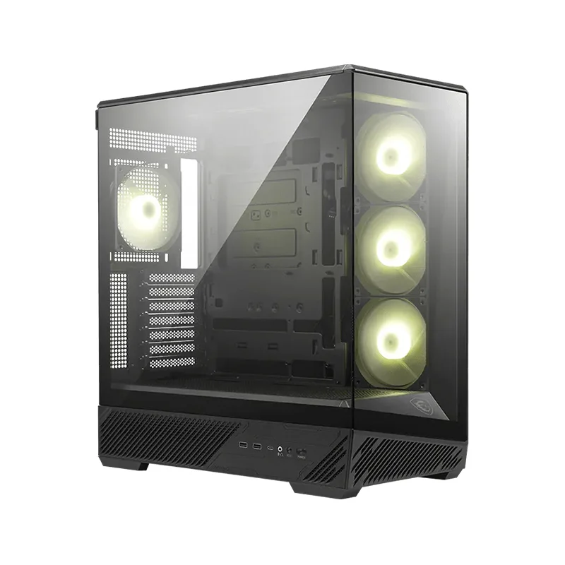 Case MSI MAG PANO 130R PZ/BLACK, Factor forma: Mid-Tower, Soporta: Mini-ITX/Micro-ATX/ATX