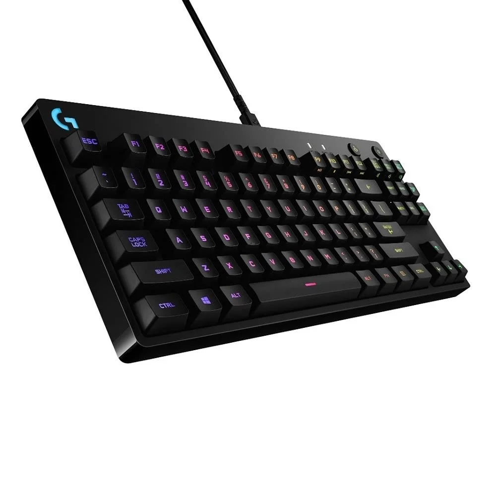 TECLADO LOGITECH PRO KEYBOARD RGB USB BLACK (920-009388)