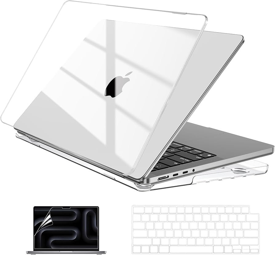 CASE FUNDA MacBook Pro 14 pulgadas M5 PRO TRANSPARENTE