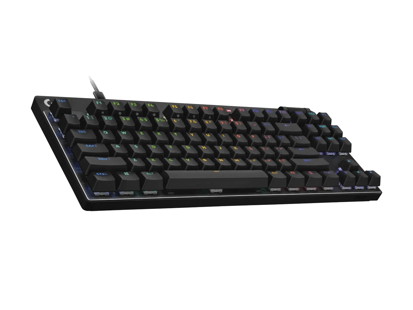 TECLADO LOGITECH PRO X TKL RAPID ANÁLOGO / WIRED USB-C / LIGHTSYNC RGB / KEYCONTROL BLACK (920-013131)