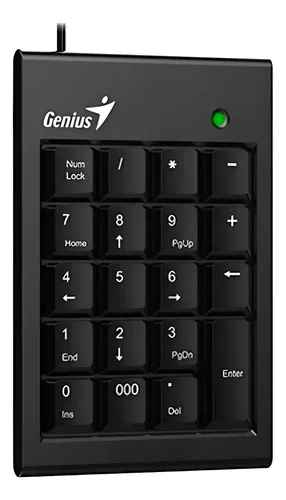 TECLADO NUMERICO GENIUS NUMPAD 110 USB CHOCOLATE KEYS BLACK(31300016400)