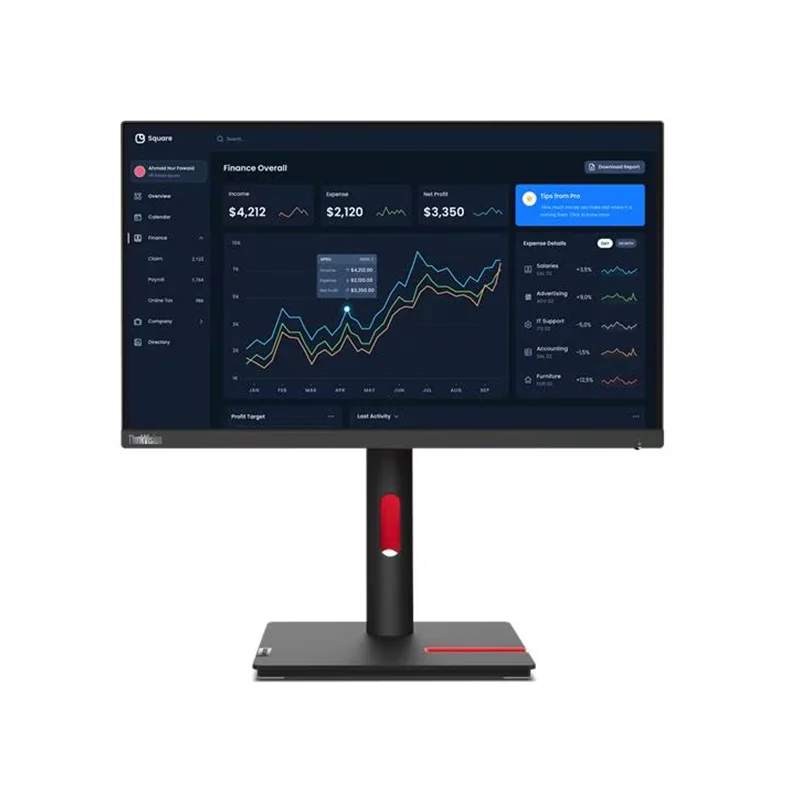 Monitor Lenovo ThinkVision T22i-30, 21.5" 1920x1080 WLED IPS HDMI/DP/VGA / 60HZ Color Raven Black