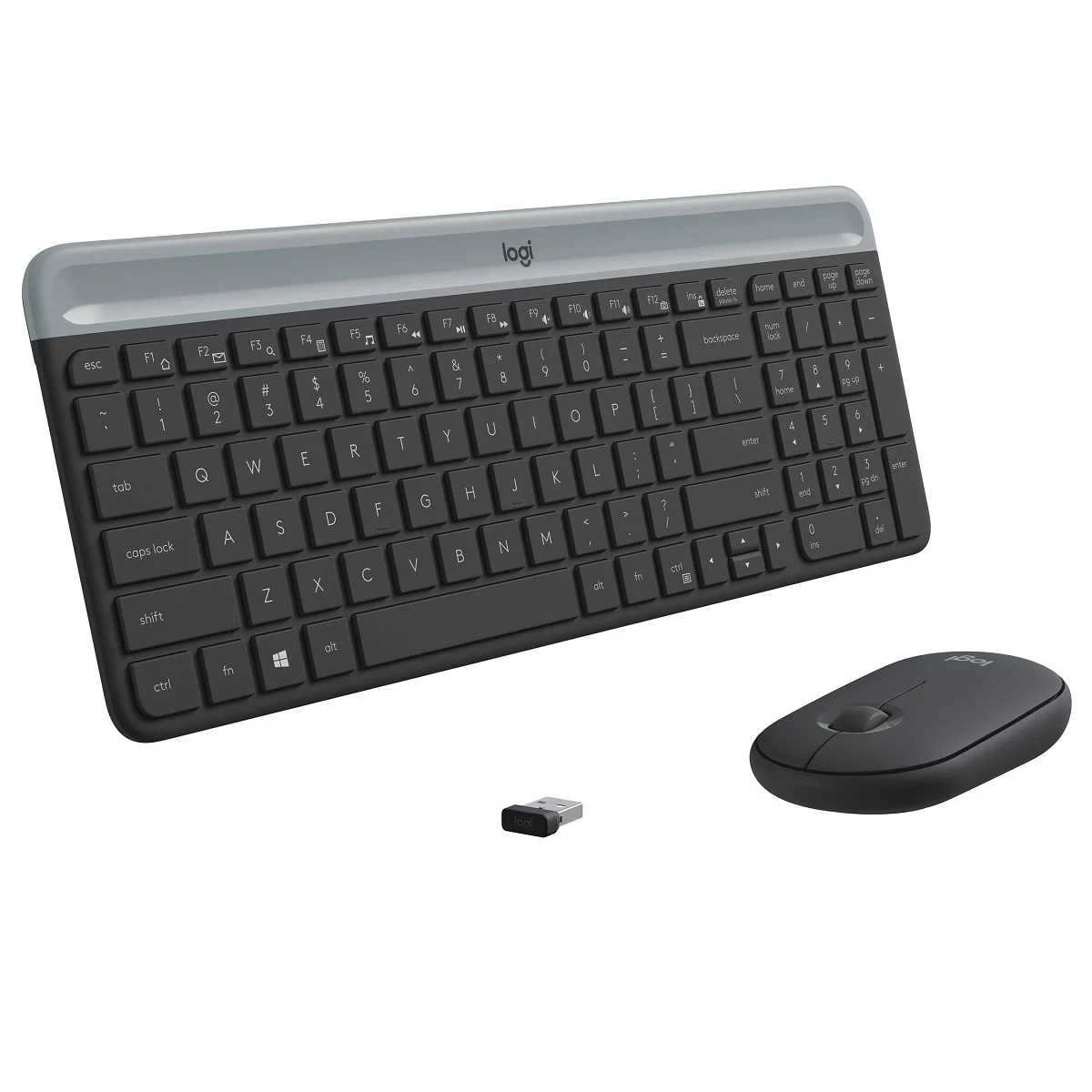 TECLADO LOGITECH + MOUSE MK470 WIRELESS SLIM USB BLACK (PN 920-009266)-P