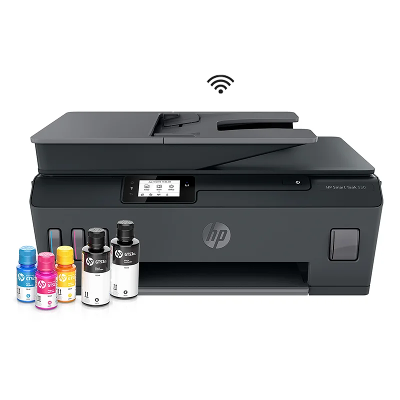 Impresora Multifuncional de tinta HP Smart Tank 530, Imprime/Escanea/Copia/Wi-Fi/BT/USB 2.0