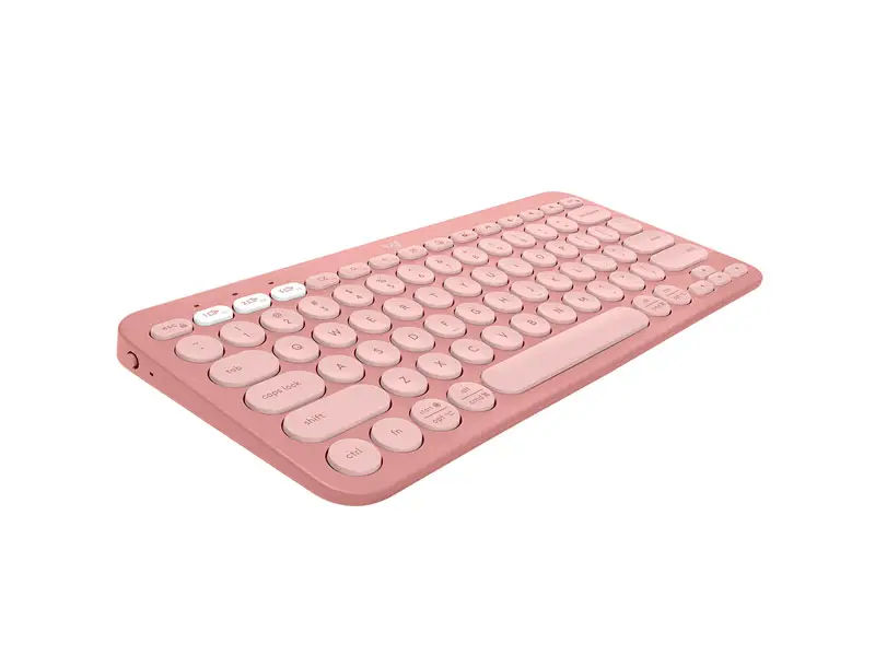 TECLADO LOGITECH PEBBLE 2 K380S BLUETOOTH/WIRELESS SP ROSE (920-011785)