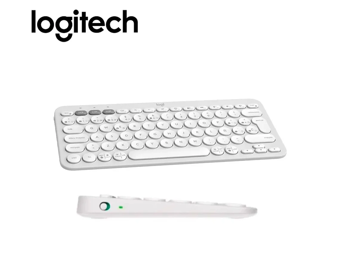 TECLADO LOGITECH PEBBLE 2 K380S BLUETOOTH/WIRELESS SP WHITE (920-011784)